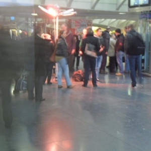 Chauffoirs Guillemins. Vers midi.