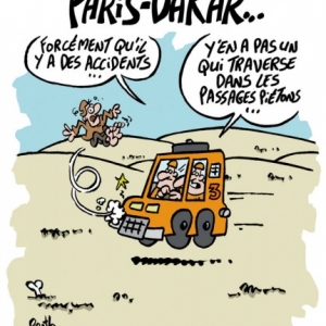 Dakar caricatures 