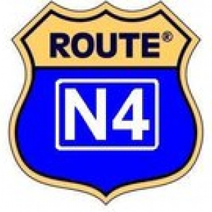 Le "logo" ("je m'exprime", en grec) de "la nationale 4, ma route 66 à moi!» 