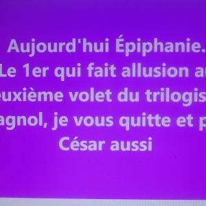 Pour les spécialistes de la trilogie marseillaise...