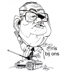 caricature Jean-Marie Le Pen