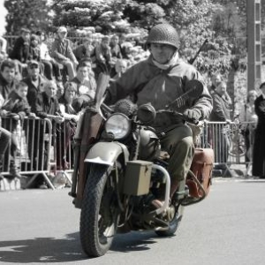 Reconnaissance moto americaine