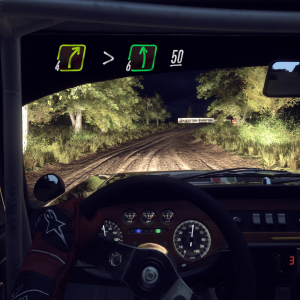 Vue intérieure de nuit