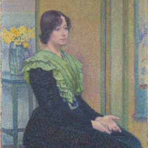 Théo Van Rysselberghe, Portet van Marthe Verhaeren, Mevrouw Emile Verhaeren, 1899.