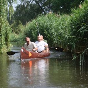 kajak op de singel