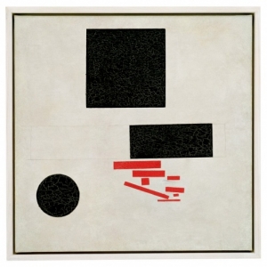 Kasimir Malévitch (1878, Kiev-1935, Leningrad), Suprematische compositie, 1915, copyrightFondation Beyeler, Basel 