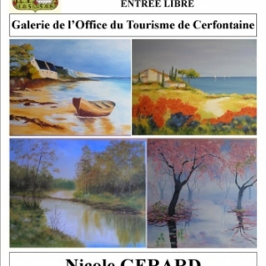 Exposition du peintre Nicole Gérard à Cerfontaine