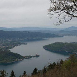 col du forclaz - zicht meer annecy