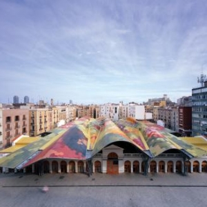 Santa Caterina Market, Barcelona, Spain - Enric Miralles & Benedetta Tagliabue – EMBT - © Roland Halbe