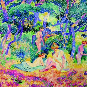 Henri Edmond Cross, Le Bois, 1906-1907, Huile sur toile, 46 x 55 cm