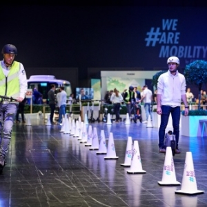 Au "Patio", nous trouverons la piste d essais de "WeAreMobility" (c) "FEBIAC"