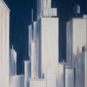 "Hard Rain"/195,5 x 97 cm (c) François Avril/"Huberty & Breyne Gallery" 2019