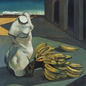  "L Incertitude du Poete" (Giorgio de Chirico/1913/106 x 94 cm) (c) "Tate Images" / "SABAM Belgium 2019" 