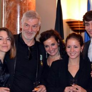 En famille, à l'Ambassade de France