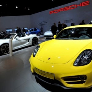 Sur le Stand "Porsche"