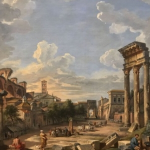 "Vue du Campo Vaccino"/Giovani Paolo Panini