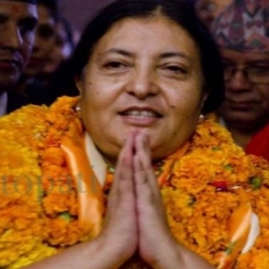 La Presidente du Nepal (c) "Financial Express"