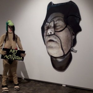 "Art is Activism" (c) Evelien de Jong/Ph.:A. Dannevoye/"alluMeuse"