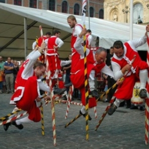 Combat de l'Echasse de Bois, sur la Place du Theatre