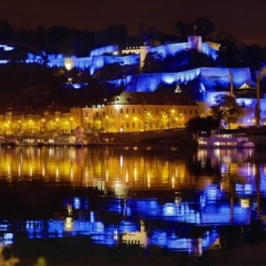 La Citadelle et son superbe eclairage (c) "Le Soir"