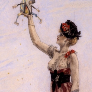 "La Dame au Pantain" (c) "Musee provincial Felicien Rops"