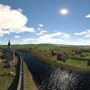 En "Realite Virtuelle 3D", a droite, la Porte de Hal, l une des entrees de Bruxelles ; a gauche, la ville En "Realite Virtuelle 3D", a droite, la Porte de Hal, l une des entrees de Bruxelles ; a gauche, la ville