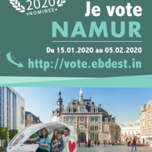 Votons Namur, comme meilleure Destination européenne 2020