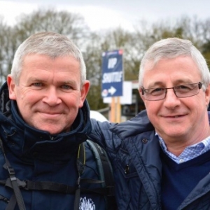 Eric Adam, Membre du Jury, avec Baudouin Sohier, Echevin des Sports (c) "La Meuse"