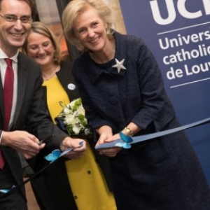 Inauguration du nouveau "Musee L" par la Princesse Astrid, le 18 novembre 2017 (c) "News"