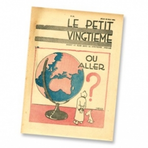 Apres "Tintin au Pays des Soviets"/une couverture du "Petit Vingtieme"/1930 (c) Herge-Moulinsart 2019