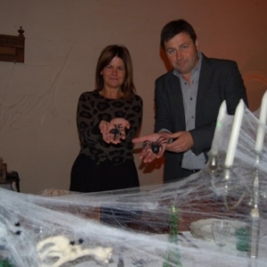 Christine Laverdure et Arnaud Gavroy, chevilles ouvrieres d "Halloween" (c) A. Comps/"LAvenir"