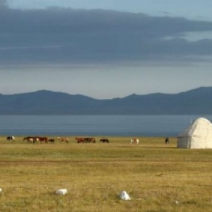 Sur la "Route de la Soie", au Kirgizistan