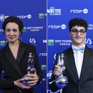 Myriem Akheddiou et Idir Ben Addi, dans "Le Jeune Ahmed" (c) Didier Lebrun/"Photonews" Myriem Akheddiou et Idir Ben Addi, dans "Le Jeune Ahmed" (c) Didier Lebrun/"Photonews"