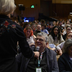 Quelques mots du fondateur d’ « Anima », Philippe Moins © Photo : Renaud Fang/« Folioscope »