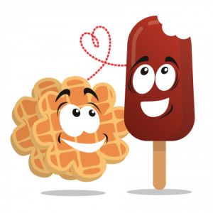 Distribution gratuite de gaufres, à Namur, et de chocos glacés à Liège © « Les Grignoux »