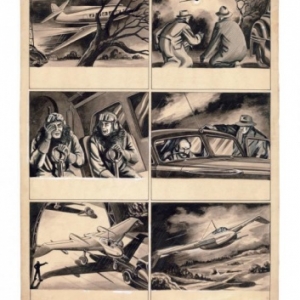  De gauche a droite, "Herge" (Georges Remy) et Jacques Martin (c) "Collection Jacques Martin"   