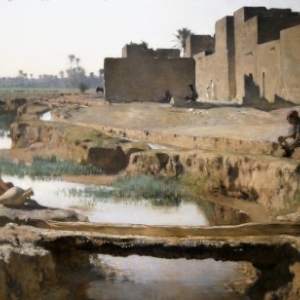 "La Seguia, pres de Biskra" (1885/100 x 155,5 cm/"Musee d Orsay"/Paris)