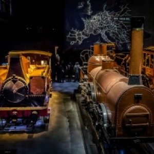 D’authentiques locomotives du 19è siècle © « Train World »