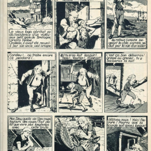 "Les Extraordinaires Aventures de Corentin", 1ère planche © "Fondation Paul Cuvelier"