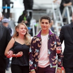 Sur les marches cannoises, pour la 1ere mondiale (Jean-Pierre et  Luc Dardenne) (c) "AFP"