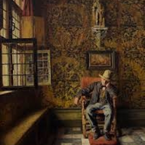 "L Homme a la Chaise"/"Salle de la Maison hydraulique" (1876) (c) Henri De Braekeleer