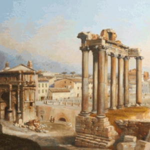 "Le Forum"/Robert Macherson (c) "Stirling Smith Art Gallery & Museum" 