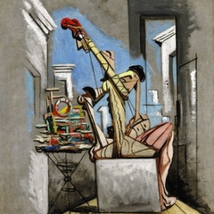 "Le Confiseur de Pericles" (Giorgio de Chirico/1925/101 x 82 cm) (c) "SABAM Belgium 2019"