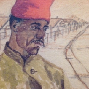Portrait du Tirailleur senegalais