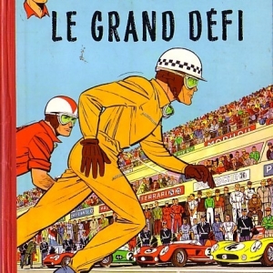 Au Mans, pour le premier album de Michel Vaillant © Jean Graton/« Editions du Lombard »/1959