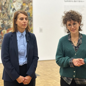 Mélanie Lerat & Bénédicte Duvernay, les commissaires de l’exposition © Ph. : « L’Avenir »