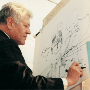 Hugo Pratt, à Vedrana de Budrio (1995) © « Cong S.A. »