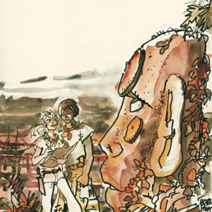 Aquarelle & encre de chine (Hugo Pratt) © « Cong S.A. »