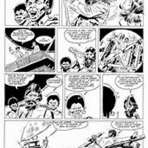 « Corto Maltese » : une planche de « La Ballade de la Mer Salée » (Hugo Pratt) © « Cong S.A. »
