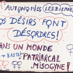 « Autonomies lesbiennes « /2016 © « AVB – ASB Fonds Fauconnier » © « Design Museum »